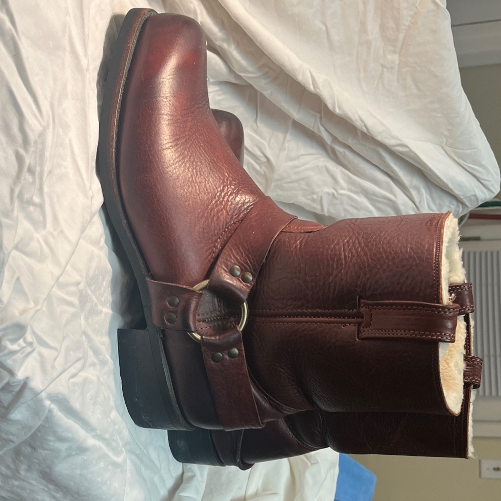 Frye Men's Brown Leather Boots - Picture 11 of 15